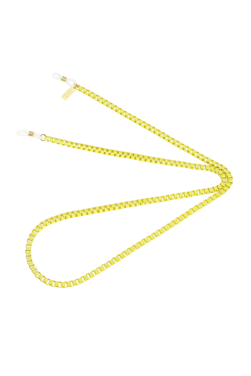 Talis Chains Box Chain Sunglasses Chain Yellow