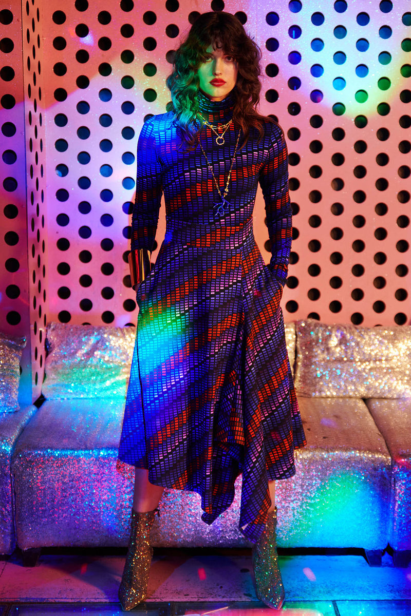Stealth Disco Amber Scarf Skirt