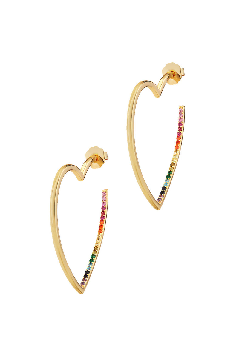 Celeste Starre Rainbow Love Earrings