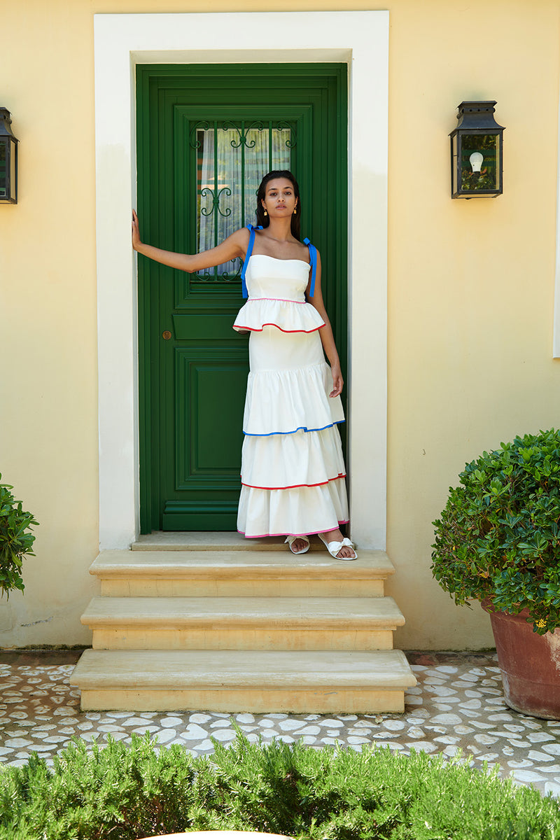 Aruba White Santo Domingo Skirt