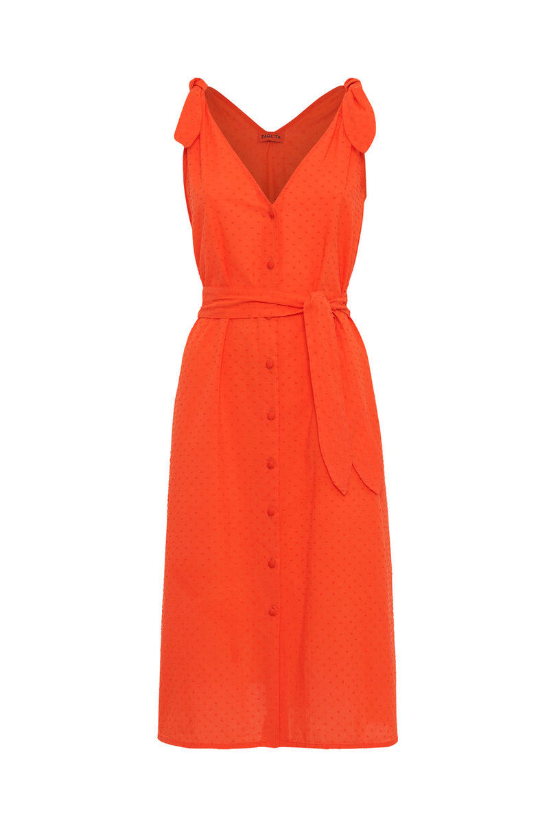 Kokomo Orange Hamptons Dress